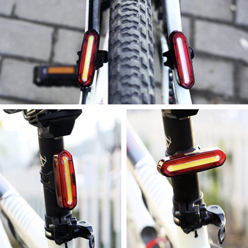 RoadBeam – Cykel LED baglygte med aftageligt og genopladeligt design