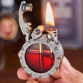 ClearIgnite – Transparent flintlighter med trykknap og synlig tankdesign