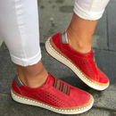 Natalie – Slip on sneakers med perforeret design og stribede detaljer