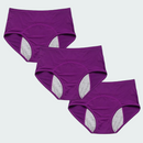 Megan - Ultra Lækagesikker beskyttelse - Lugtfri Trusser i 3 Sæt