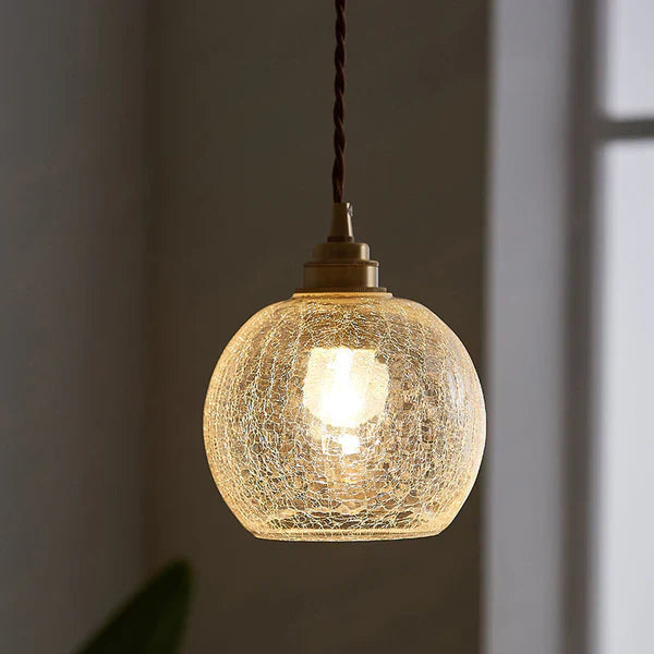 GlobeLight – Industriel Pendellampe med Elegant Glasdesign