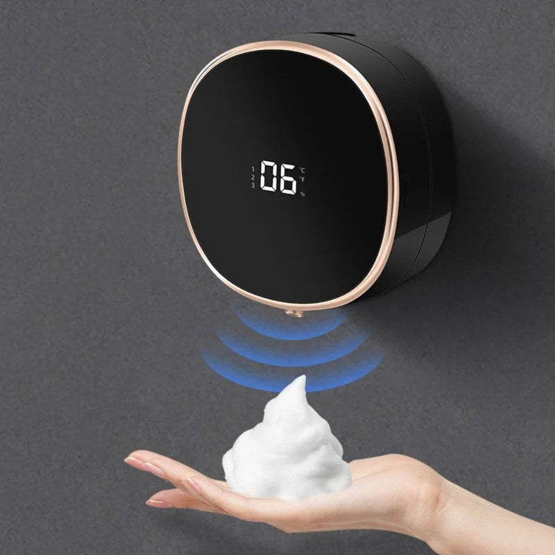 FluxEase – Berøringsfri smart sæbedispenser med skumniveauer og LED-display