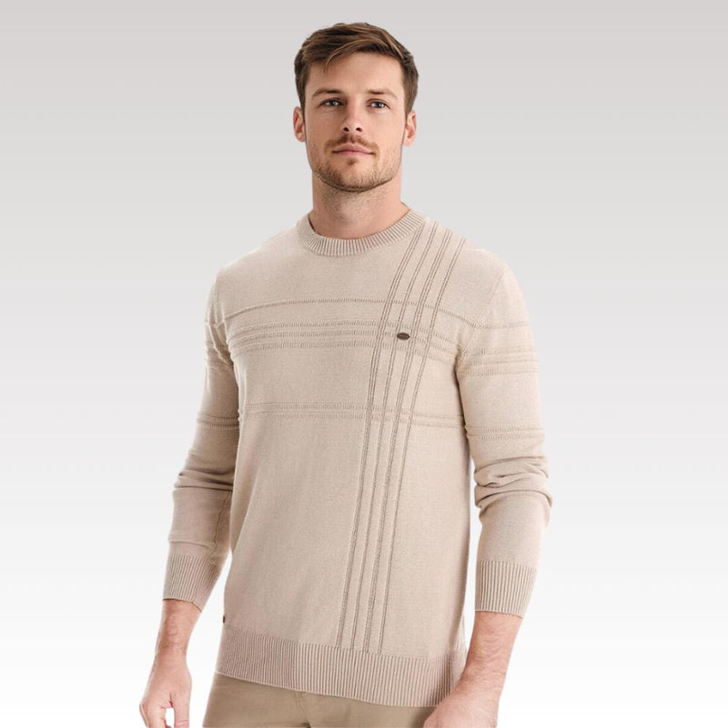Robby - Elegante slank sweater med lange ærmer og rund halsudskæring