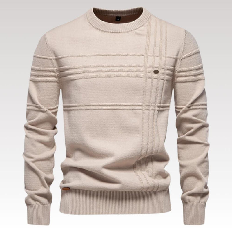 Robby - Elegante slank sweater med lange ærmer og rund halsudskæring