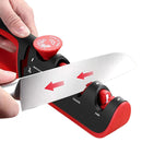 SharpEdge – Knivsliber i flere trin med sakseplads og 4 trins slibesystem