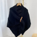 Eleganza - Justerbart letvægtstørklæde med justerbart bælte foran