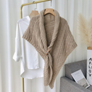 Eleganza - Justerbart letvægtstørklæde med justerbart bælte foran