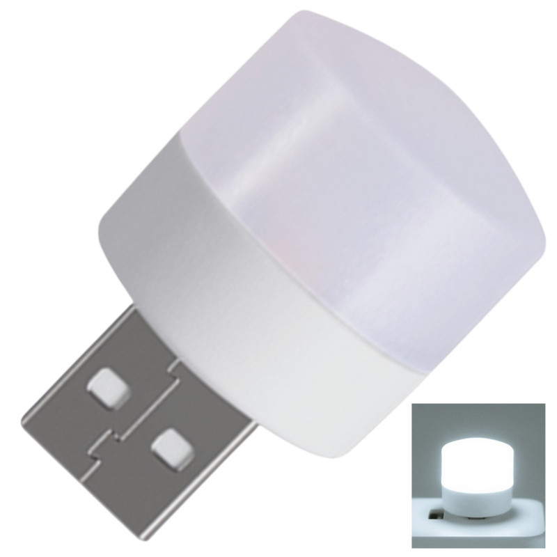 GlowMini – Mini usb led lampe med bærbart stik