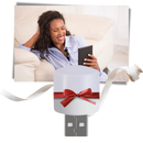 GlowMini – Mini usb led lampe med bærbart stik