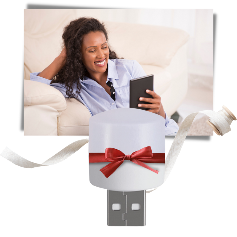 GlowMini – Mini usb led lampe med bærbart stik