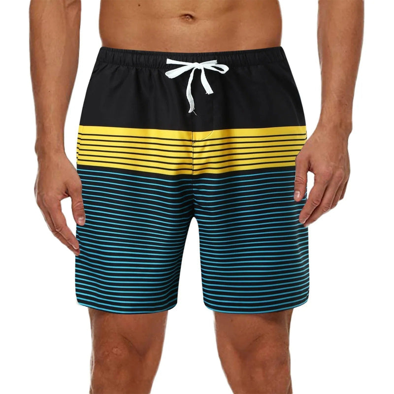 Kai – Løse shorts med justerbar talje og markante striber