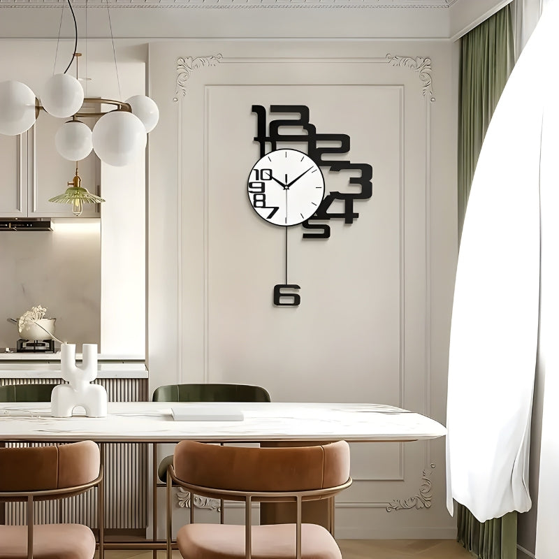 SilentTime – Moderne vægur med rent design og lydløst urværk