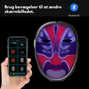 LumeMask – Genopladelig LED ansigtsmaske med mobilapp styring