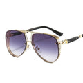GlowLine - Aviator solbriller med ovale gradientglas og moderne design