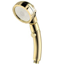 AquaBurst – 3 i 1 brusehoved med roterende design og stopknap