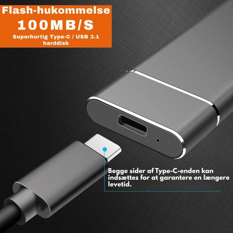 DataSwift – Ultrahurtig ekstern SSD med USB 3.1 og universel kompatibilitet