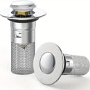 AquaGuard – Cylindrisk vaskesi med fint net til effektiv afløbsbeskyttelse