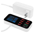 PlugTray – Kompakt multi USB opladerhub med 6 porte og hurtigopladningsfunktion