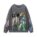 Cora – Langærmet sweatshirt med rund hals og loose fit design
