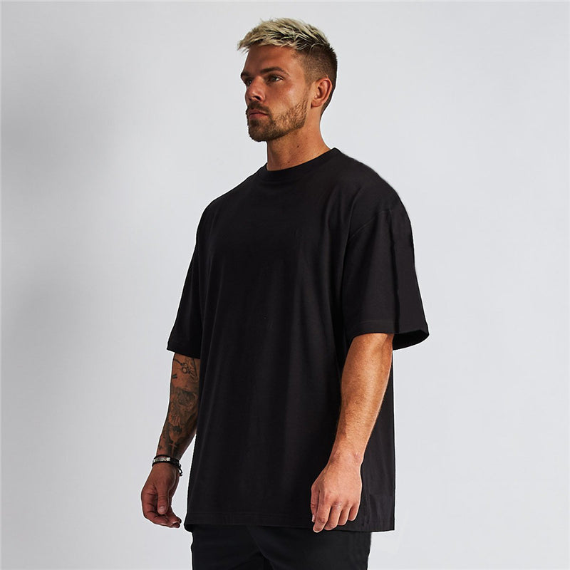 James - kortærmet t shirt med rund hals og oversized look