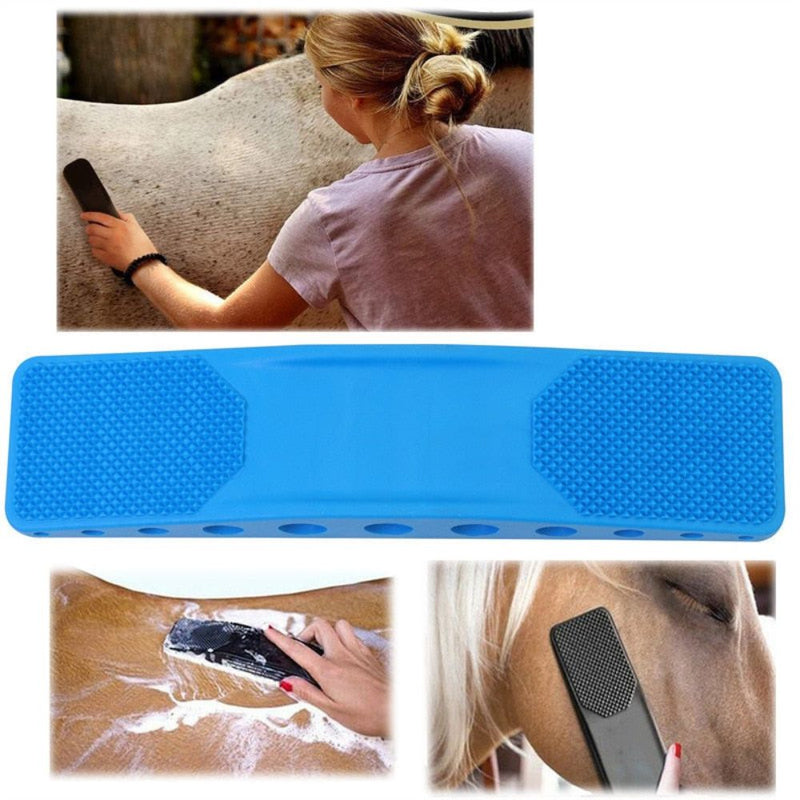 EquiClean – Hesteplejebørste med massageeffekt og daglig pelspleje