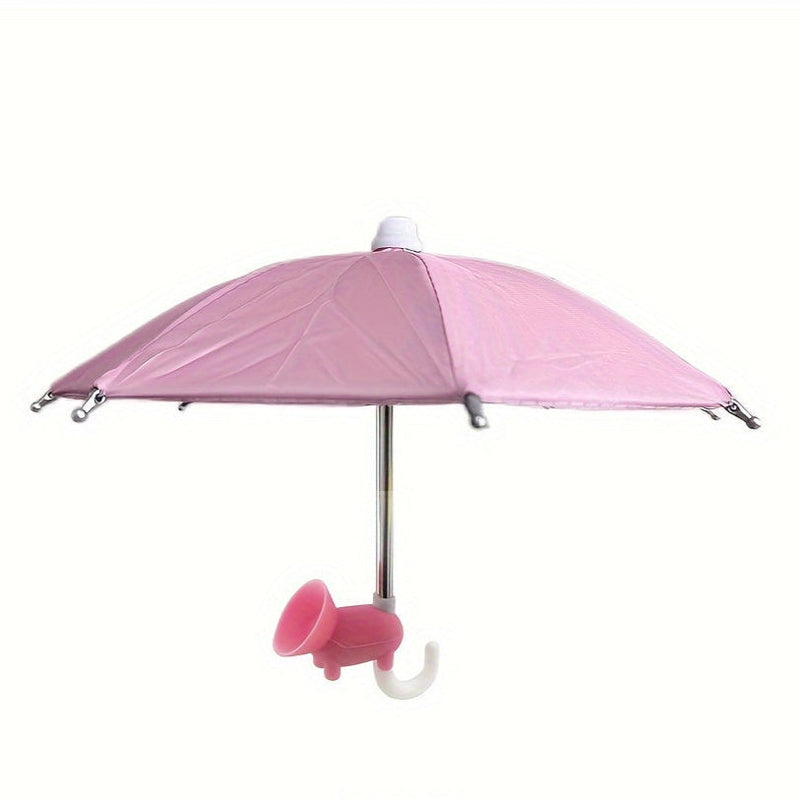 ShadeGuard – Mini parasol til smartphones med kraftig sugekop og vejrbeskyttelse