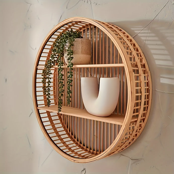 WallaGlow – Rund væghylde med et moderne look til stilfuld opbevaring