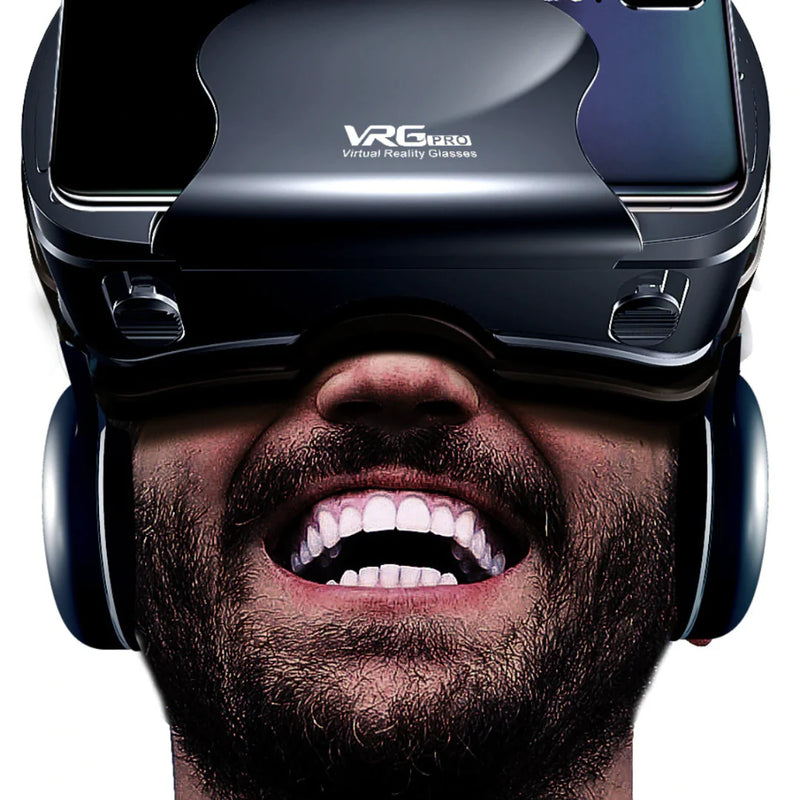 OptiView - Reality 3D VR briller med headset til iPhone og Android
