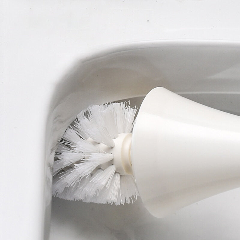 FreshLoom – Moderne stænksikker toiletbørste med kompakt holder