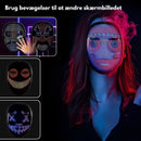 LumeMask – Genopladelig LED ansigtsmaske med mobilapp styring
