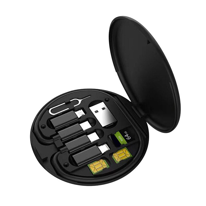 LinkPort – Opladningssæt med flere kabler med bærbare og usb adoptere