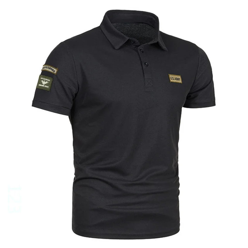 Patrick - Kortærmet poloshirt med knaplukning og komfortabel pasform