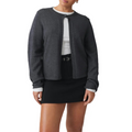 Deborah – Moderne cardigan med lange ærmer og en knaplukning