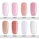 GlamCure – Alt i et Poly neglesæt med UV lampe for langvarige salonresultater