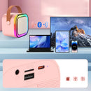 EchoWave - Bærbar mini-karaokemaskine med to trådløse mikrofoner og klar stereolyd