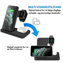 PowerNest – 3 i 1 Trådløs oplader med skridsikker og holdbar overflade