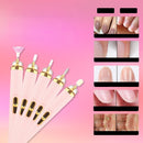 NailMuse - 5 i 1 elektrisk neglelakeringsmaskine med indbygget lys og udskiftelige hoveder