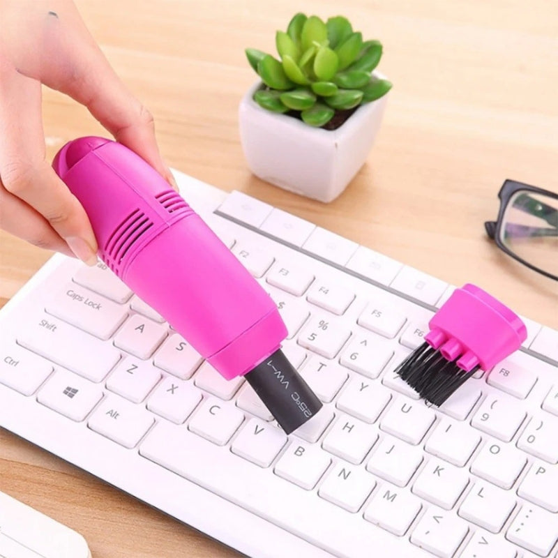 SpotSweep – Mini USB støvsuger med dobbelte dyser og kompakt design