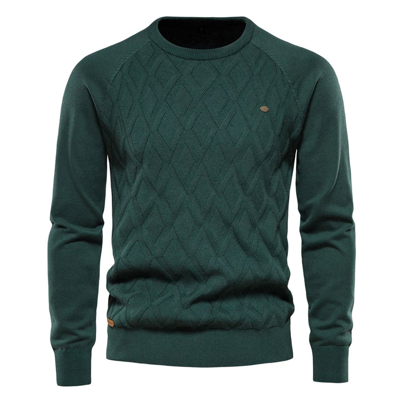 Luca – Sweater med rund hals med tekstureret design og lange ærmer