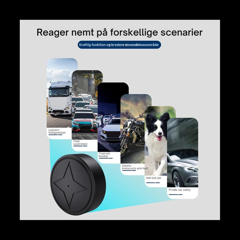 TrackGuard - Kompakt GPS Tracker Til Køretøjer Med Ojeblikkelige Advarsler