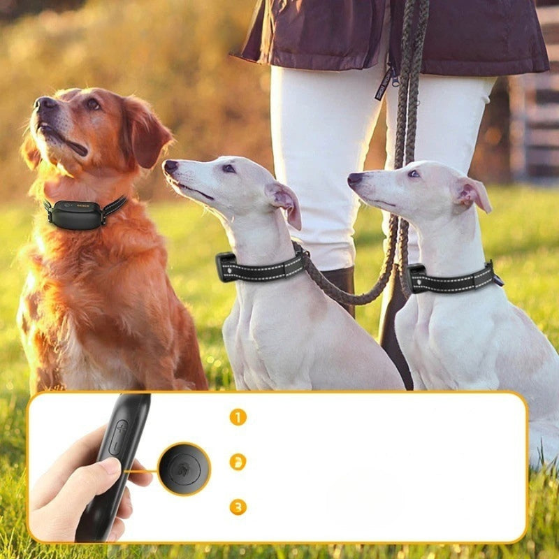 BarkRange – Elektronisk hundehalsbånd med fjernbetjening og vandtæt design