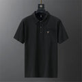 Nathan - Klassisk poloshirt med brystlomme og justerbar stolpelukning
