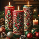 FlickerHome - Dekorativt lys med elegante festlige detaljer