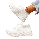 Aria - Chunky Smutte På Sneakers med ankelhøjt design