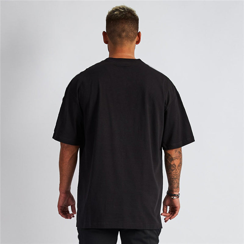 James - kortærmet t shirt med rund hals og oversized look