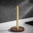 LuxRoll - Alsidig køkkenrulleholder med elegant messingfinish