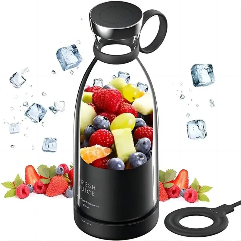 JuiceNest – Elektrisk juiceblender med betjening med én knap og bærbar