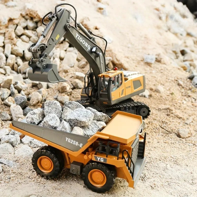 MiniDigger - Fjernstyret Gravemaskine til Realistisk Leg