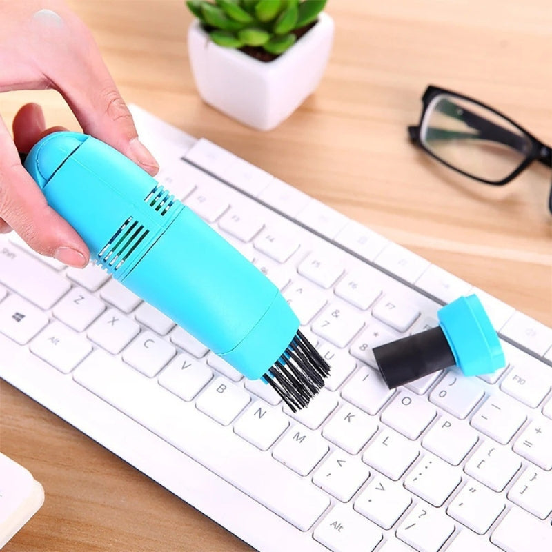 SpotSweep – Mini USB støvsuger med dobbelte dyser og kompakt design