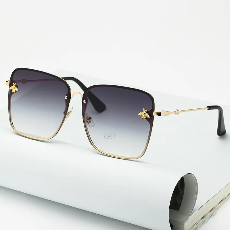 VeraView - Elegante Gradient Solbriller med firkantet form og UV400-beskyttelse
